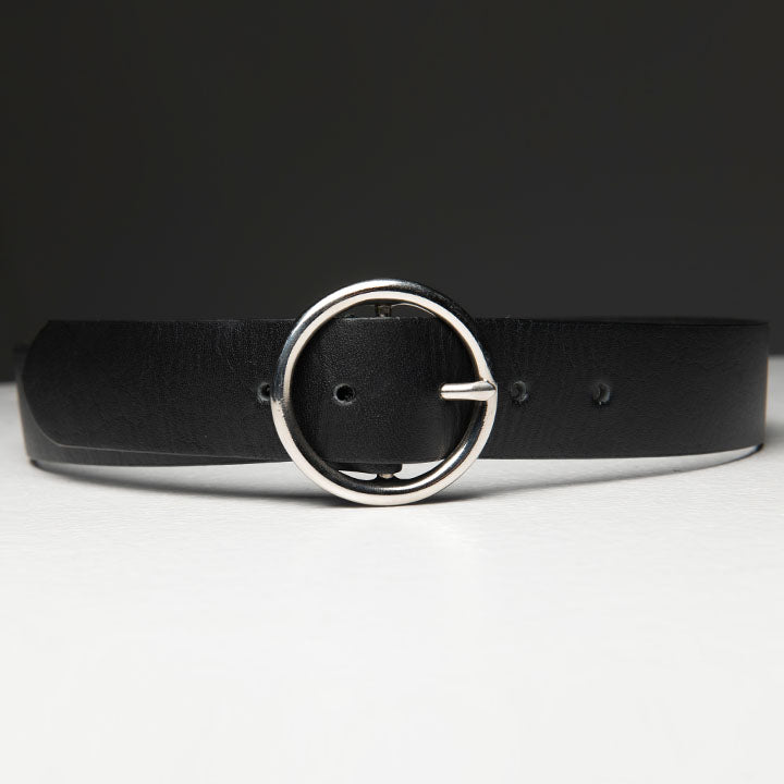 Black Leather Belt