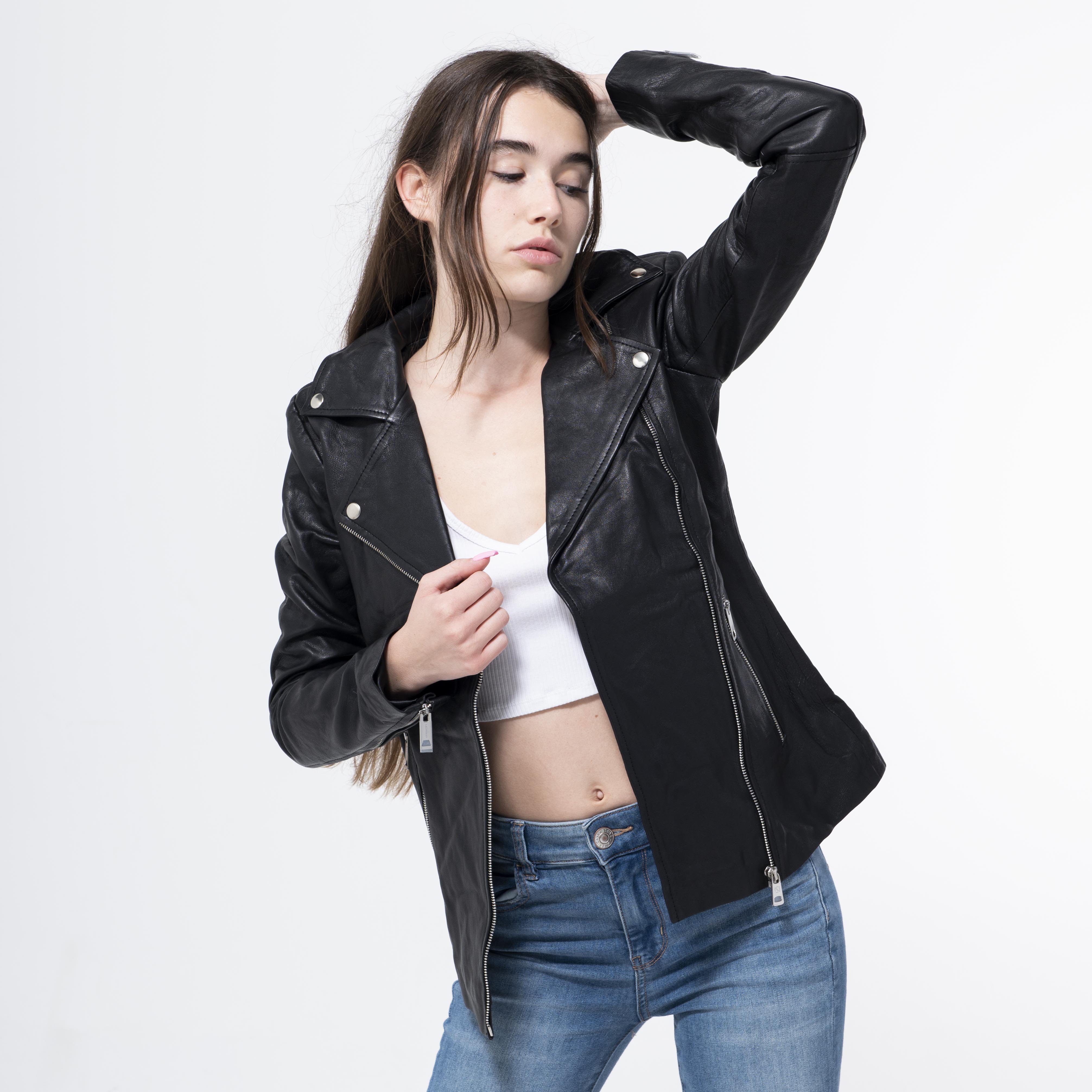 Black Biker Jacket