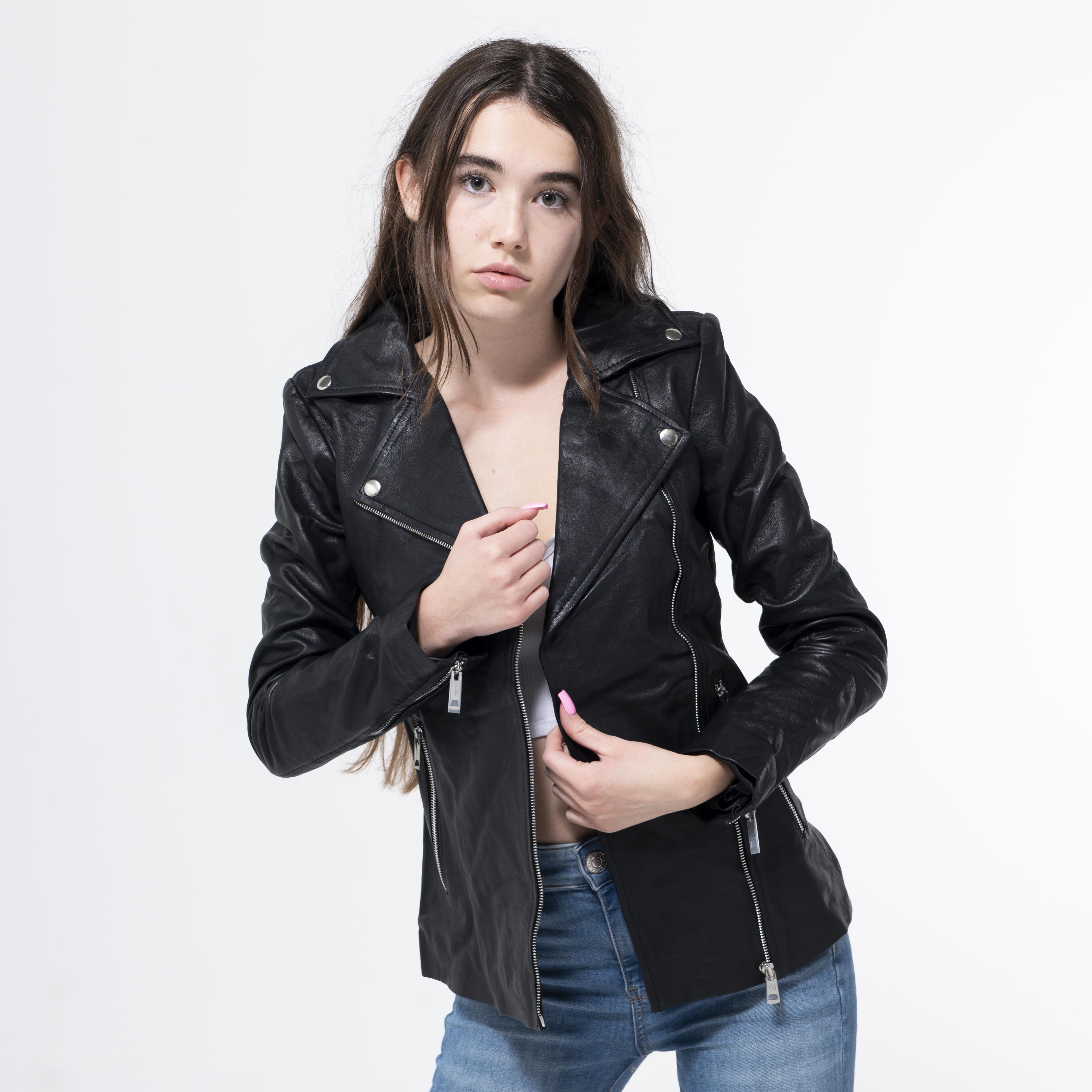 Black Biker Jacket