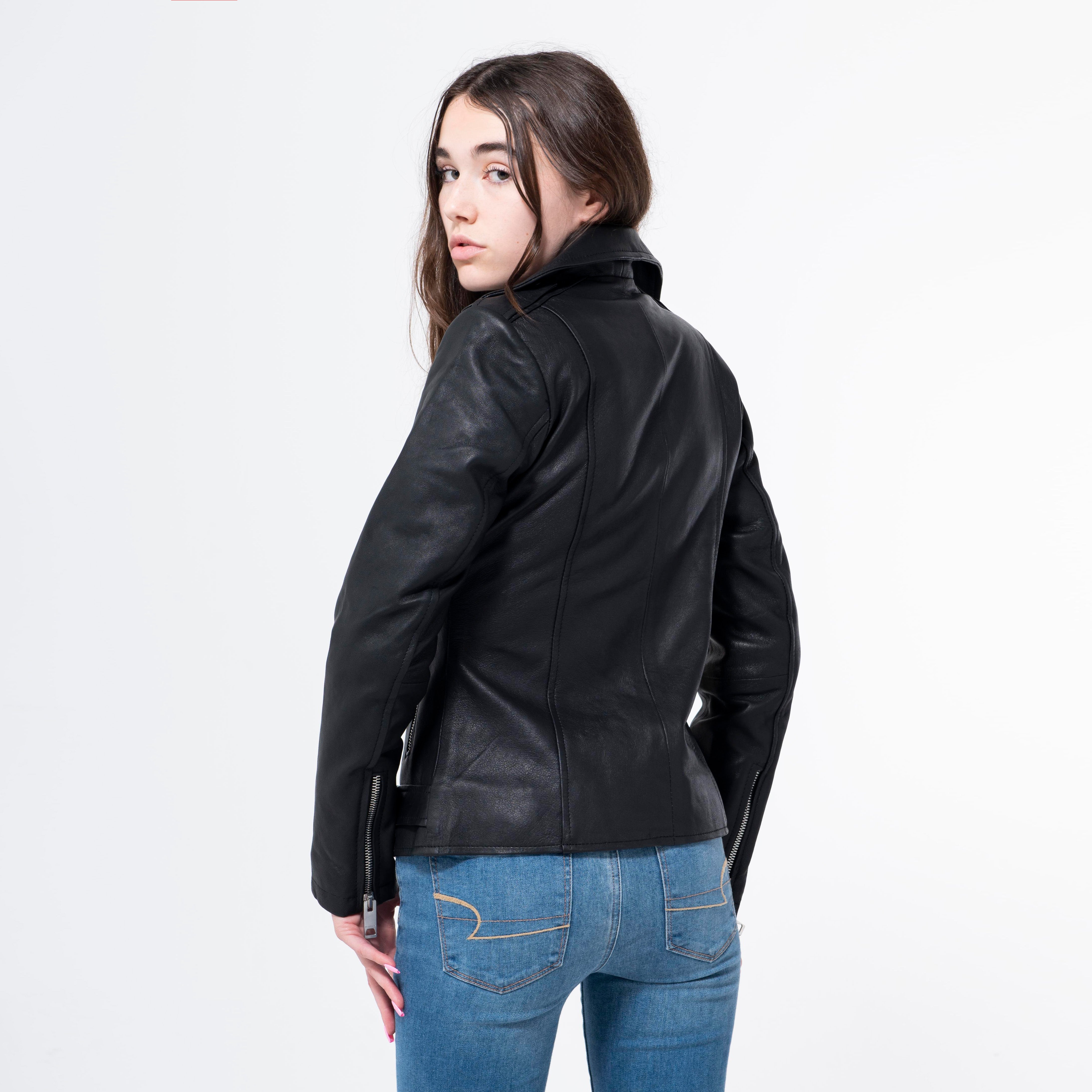 Biker Jacket With Belt