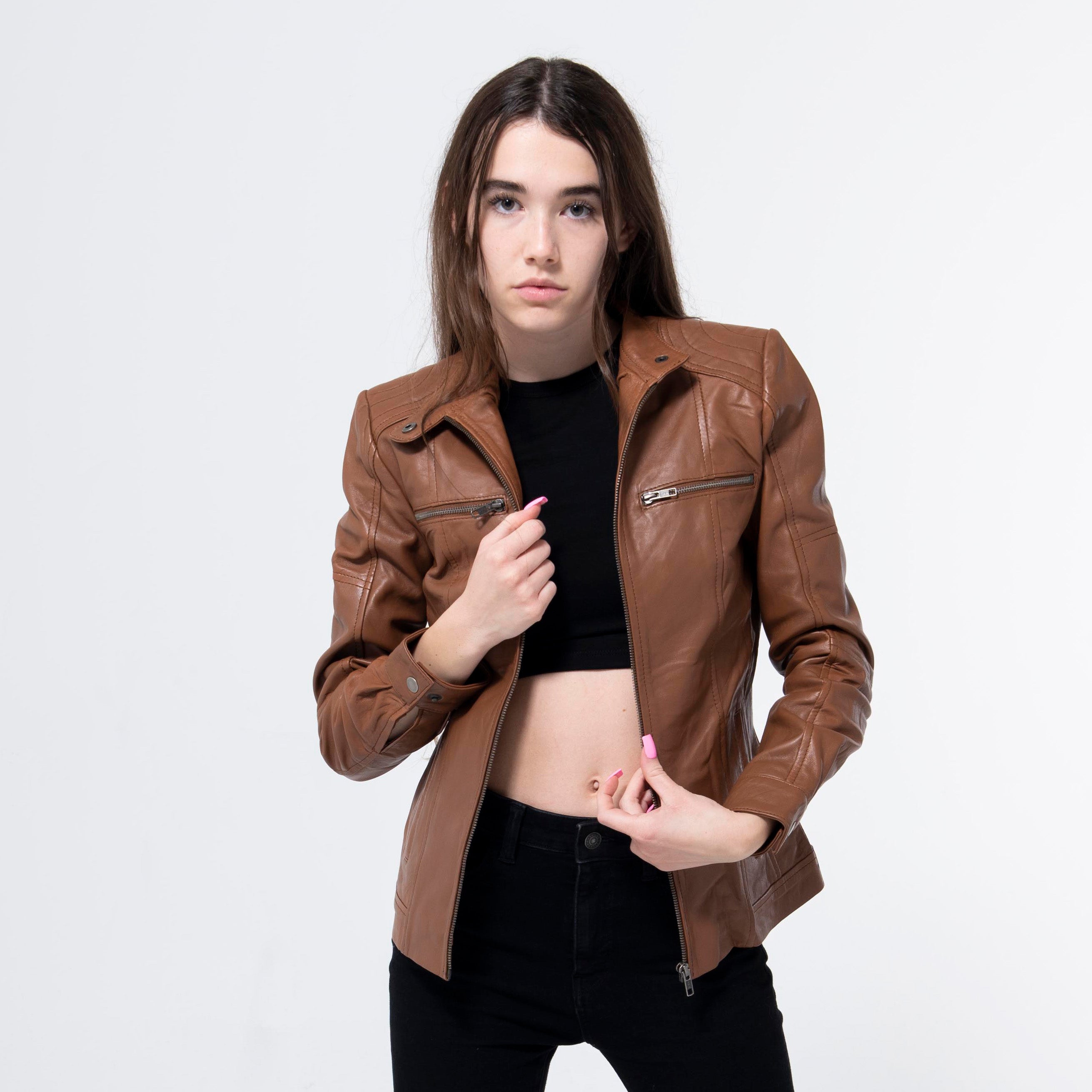 Tan Leather Jacket